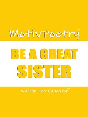 cover image of Be a Great Sister